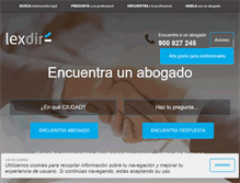 Tablet Screenshot of lexdir.com